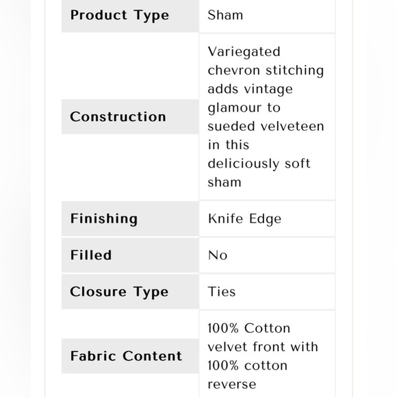 NWT Annie Selke Brentwood velvet pair of pillow shams shale gray chevron king - Picture 13 of 13